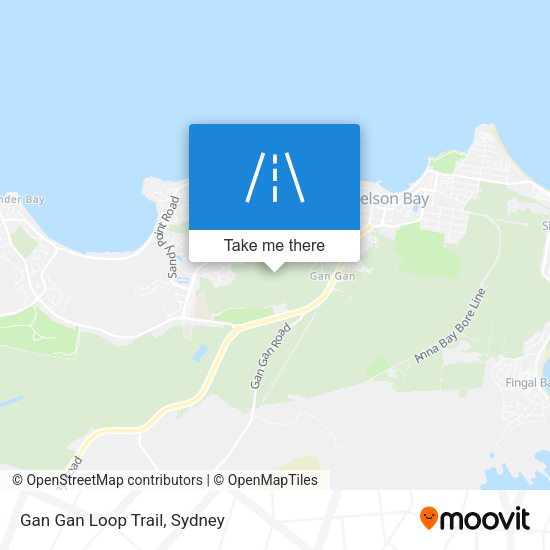 Gan Gan Loop Trail map