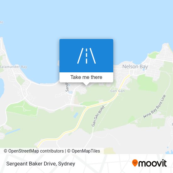 Sergeant Baker Drive map