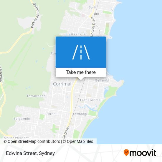 Edwina Street map