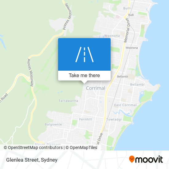 Mapa Glenlea Street