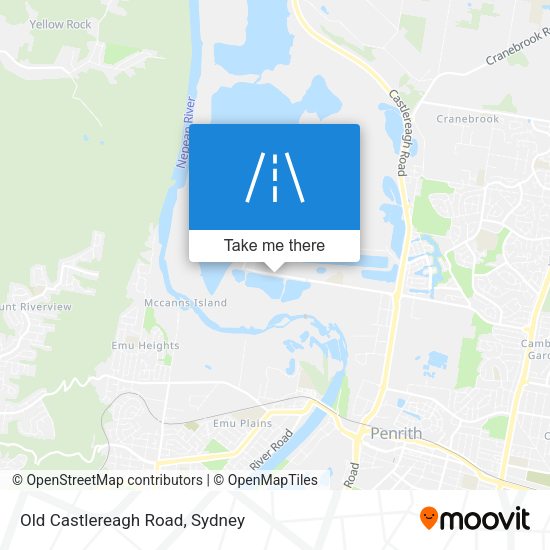 Old Castlereagh Road map