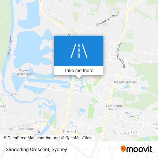 Sanderling Crescent map