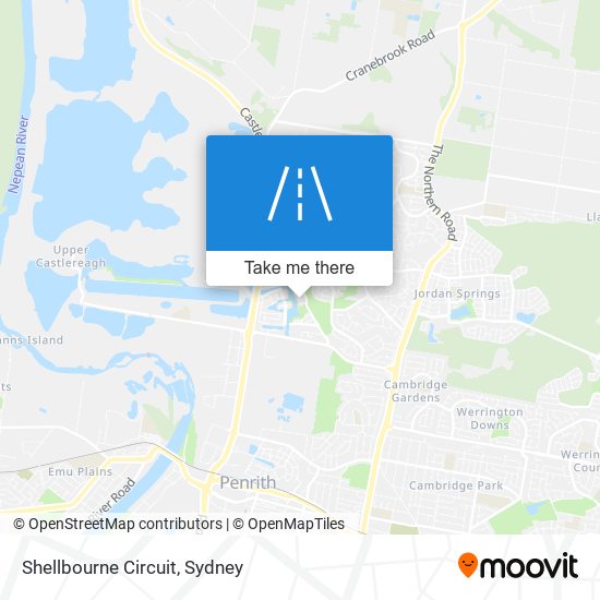 Shellbourne Circuit map