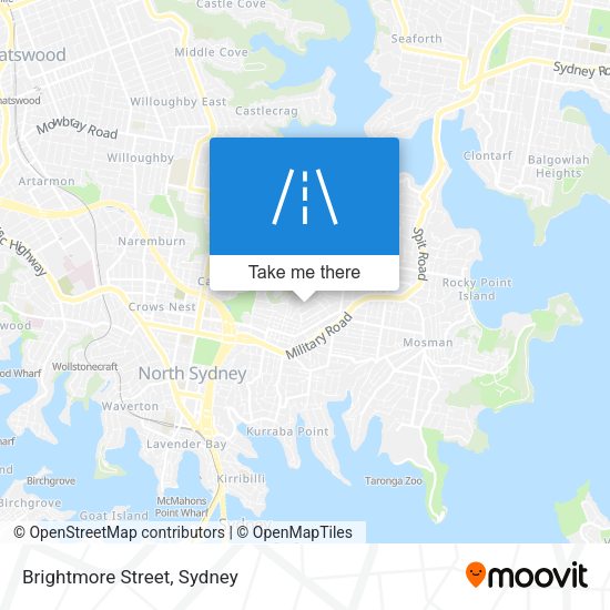 Brightmore Street map