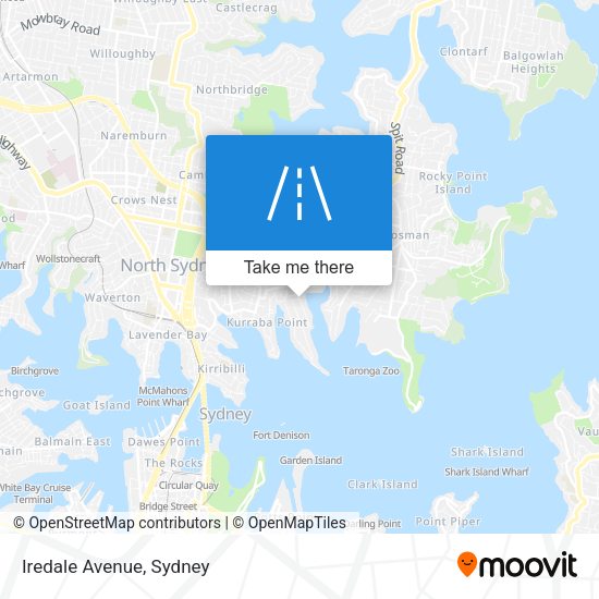 Iredale Avenue map