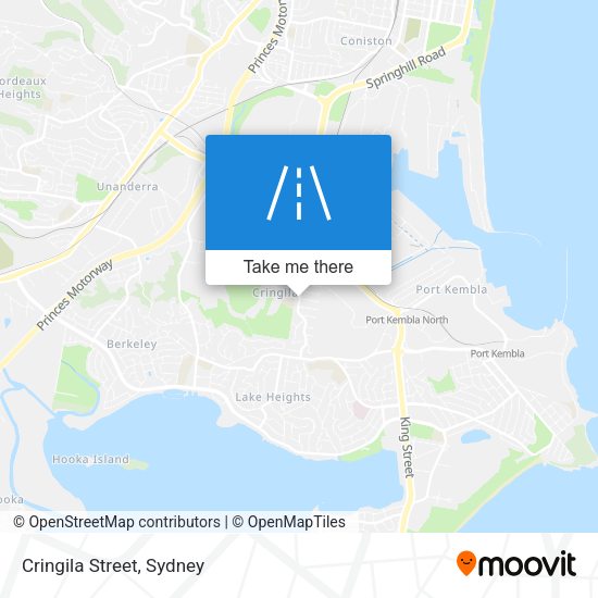 Cringila Street map