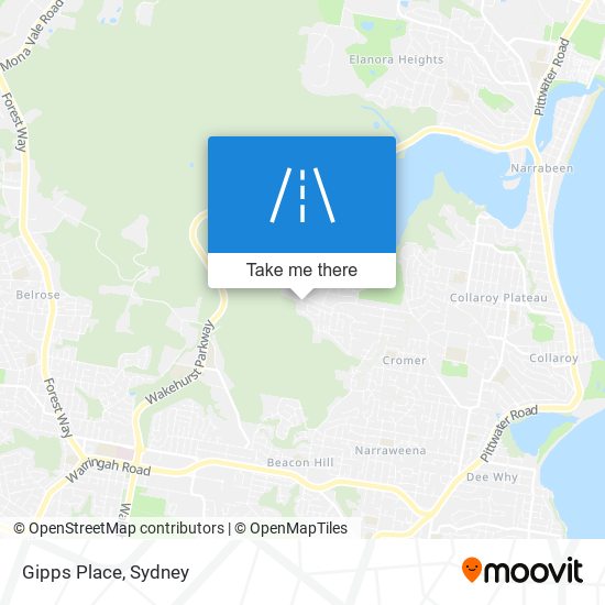 Gipps Place map