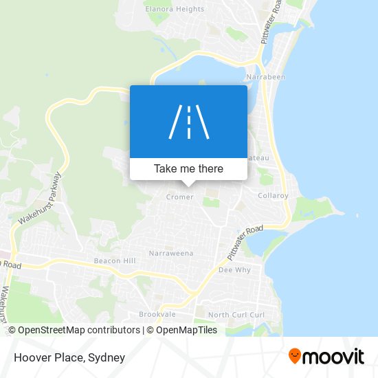 Hoover Place map