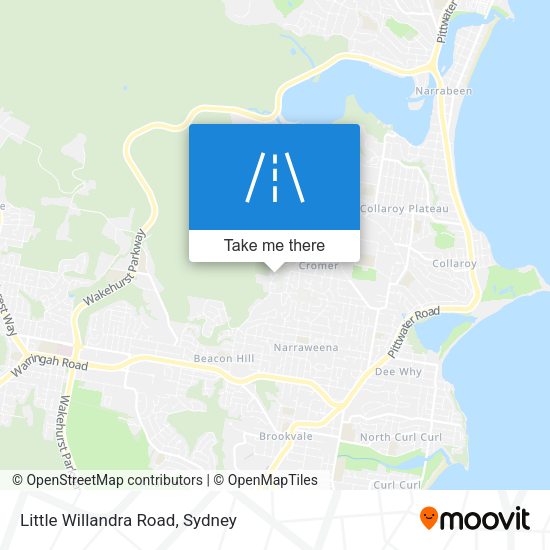 Little Willandra Road map
