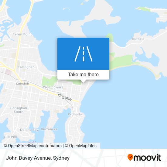 John Davey Avenue map