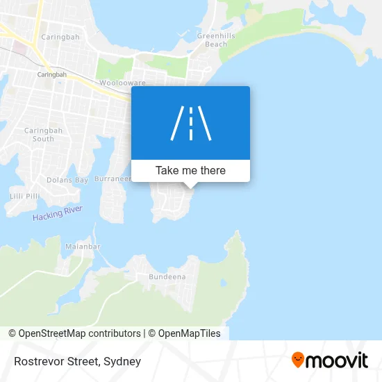 Mapa Rostrevor Street