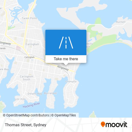 Thomas Street map