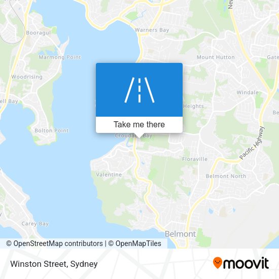 Winston Street map