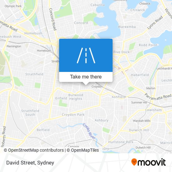 Mapa David Street