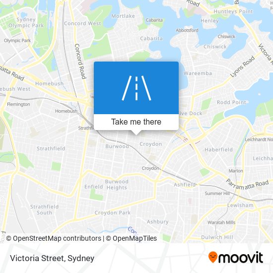 Victoria Street map