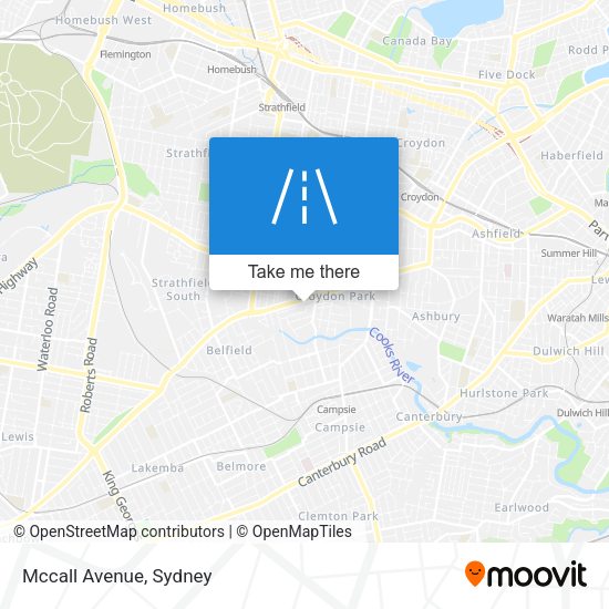 Mccall Avenue map