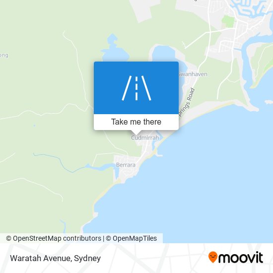 Waratah Avenue map