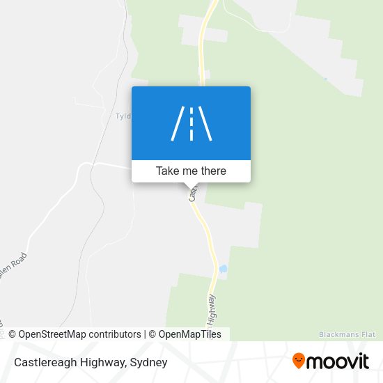 Castlereagh Highway map