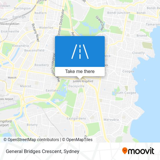 General Bridges Crescent map