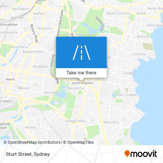 Sturt Street map