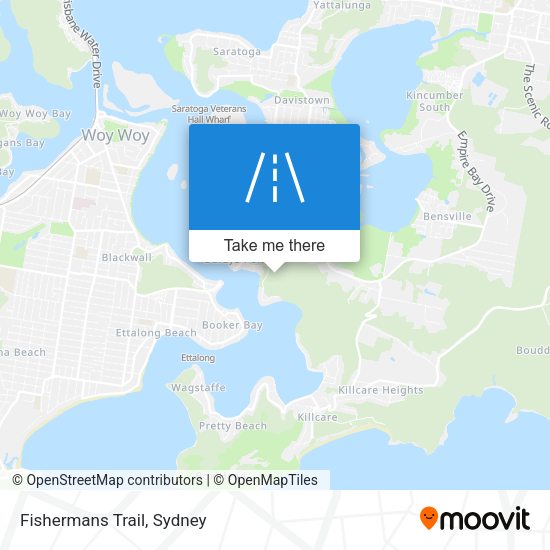 Fishermans Trail map