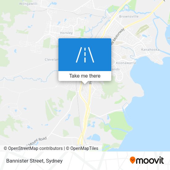 Bannister Street map