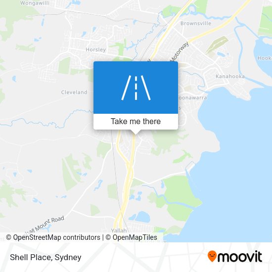 Shell Place map