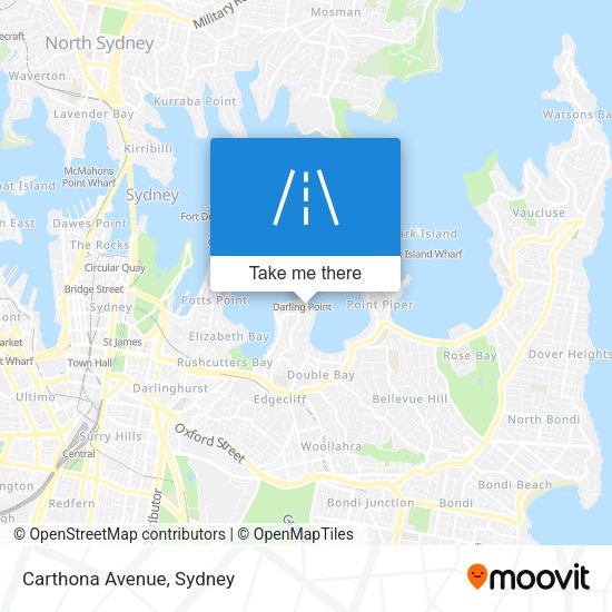 Carthona Avenue map