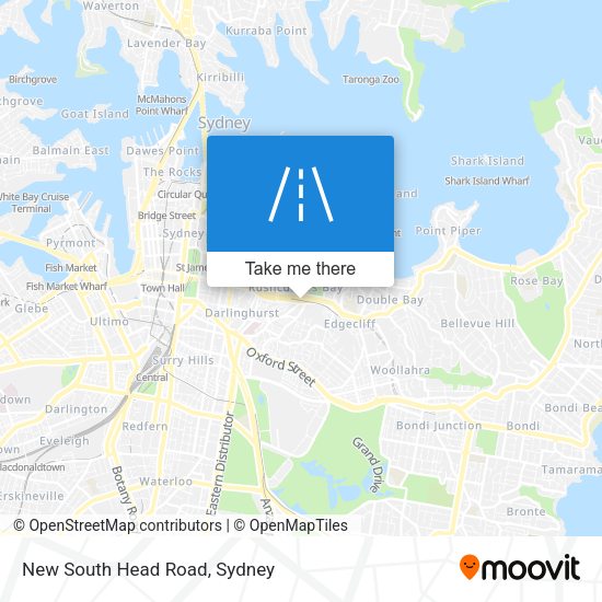 New South Head Road map