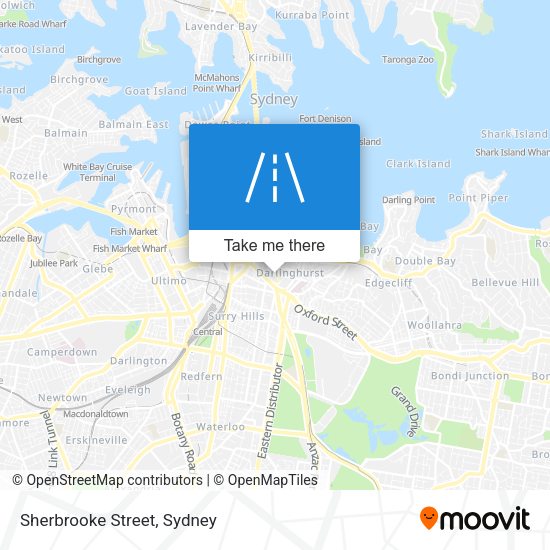 Sherbrooke Street map