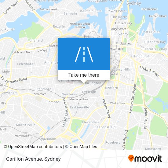 Carillon Avenue map