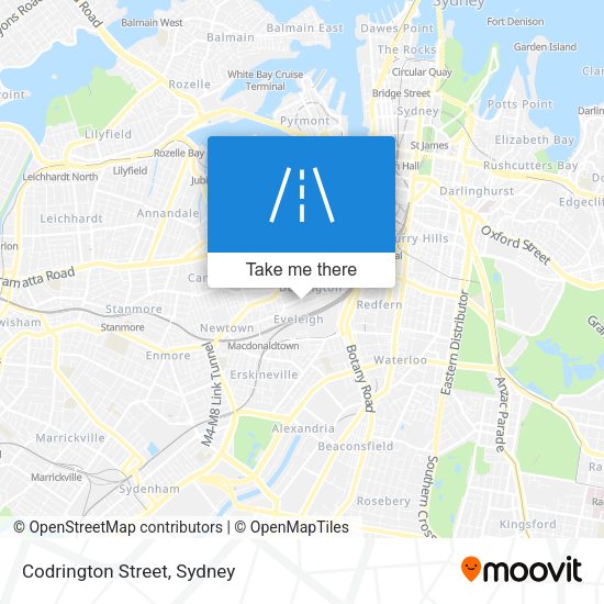 Codrington Street map