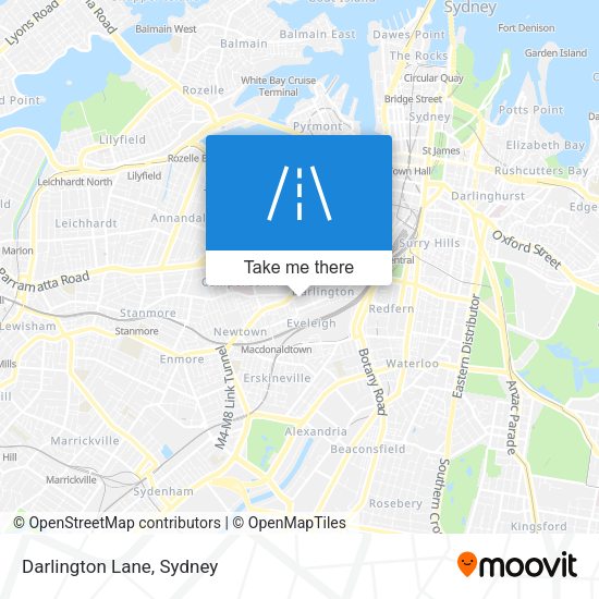 Darlington Lane map