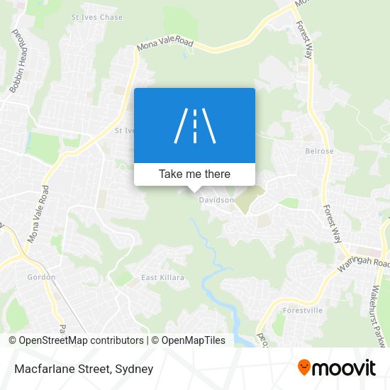 Macfarlane Street map