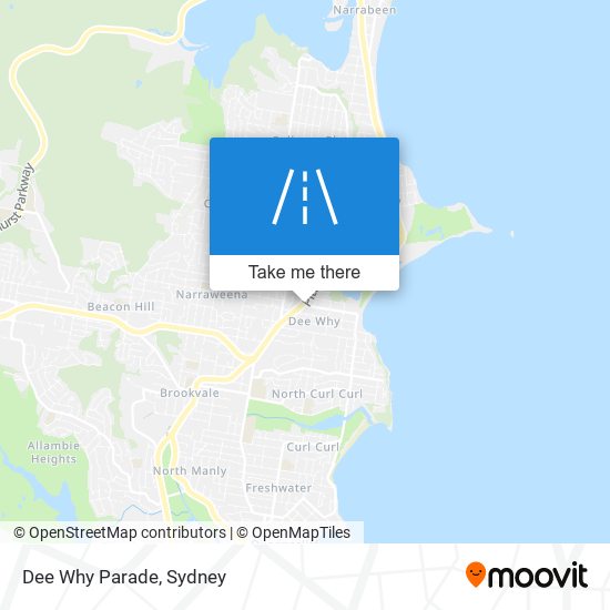 Dee Why Parade map