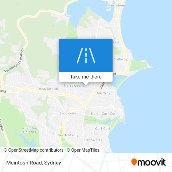 Mcintosh Road map