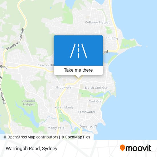 Warringah Road map