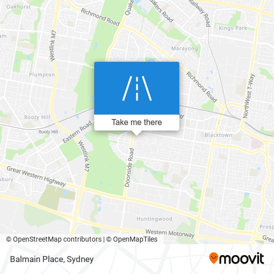 Balmain Place map