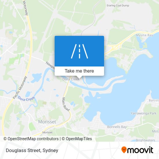 Douglass Street map