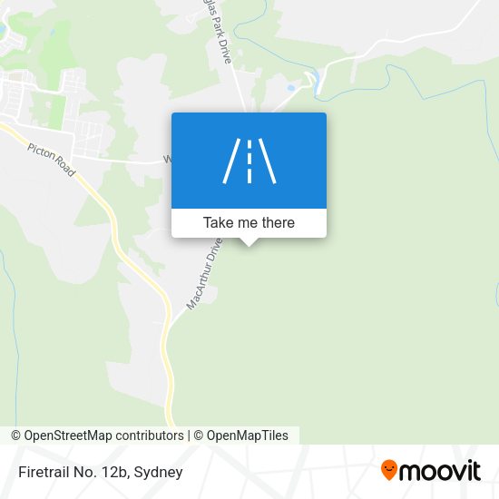 Firetrail No. 12b map