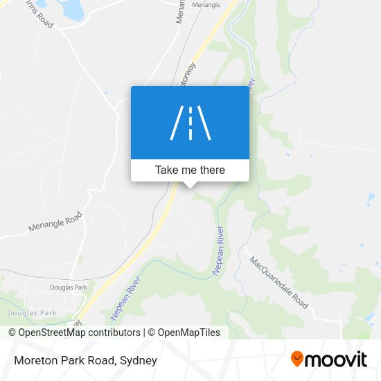 Moreton Park Road map