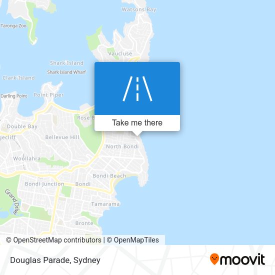 Douglas Parade map