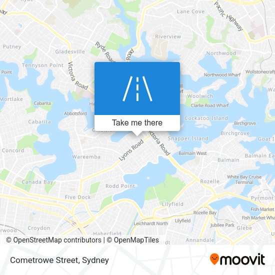Cometrowe Street map