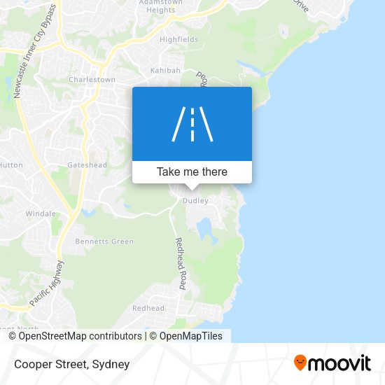 Cooper Street map