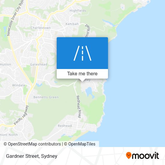Gardner Street map