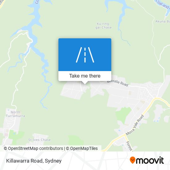Mapa Killawarra Road