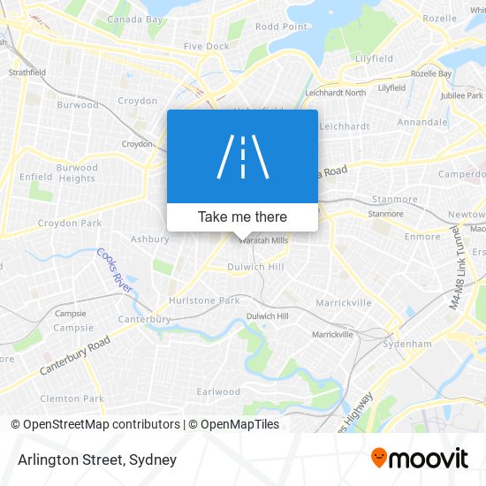 Arlington Street map