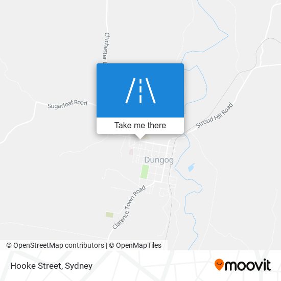 Mapa Hooke Street