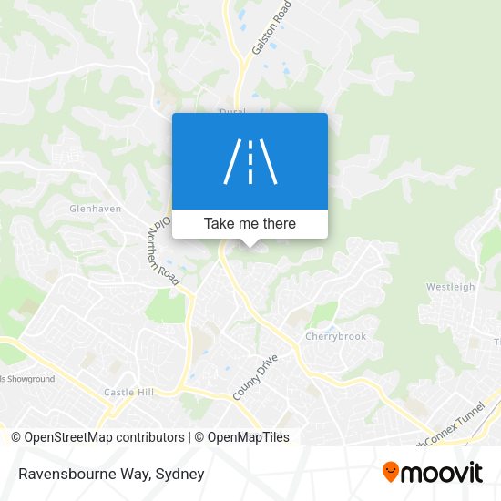 Ravensbourne Way map