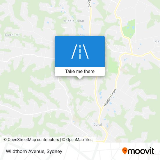 Wildthorn Avenue map